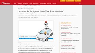 
                            13. Rasberry Pi: Street View Mobil selbst bauen - so geht's - PC Magazin