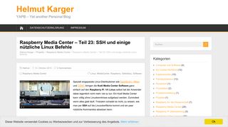 
                            6. Raspberry Media Center – Teil 23: SSH und einige nützliche Linux ...