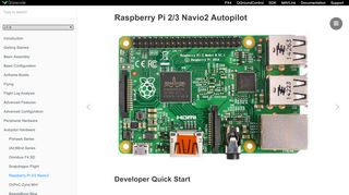 
                            8. Raspberry Pi 2/3 Navio2 · PX4 User Guide