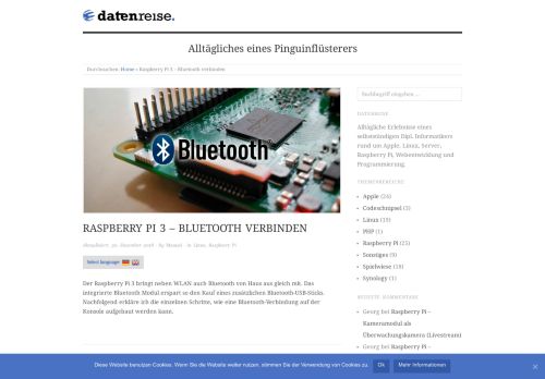 
                            8. Raspberry Pi 3 – Bluetooth verbinden › Datenreise