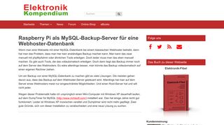 
                            12. Raspberry Pi als MySQL-Backup-Server für eine Webhoster-Datenbank