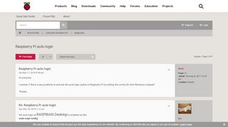 
                            2. Raspberry Pi auto login - Raspberry Pi Forums