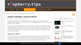 
                            11. Raspberry Pi Cardsharing - OSCam via IPC einrichten - raspberry.tips