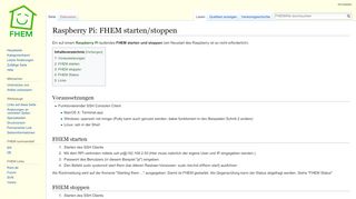 
                            1. Raspberry Pi: FHEM starten/stoppen – FHEMWiki