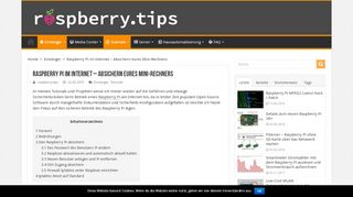 
                            12. Raspberry Pi im Internet - Absichern eures Mini-Rechners