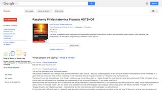 
                            7. Raspberry Pi Mechatronics Projects HOTSHOT