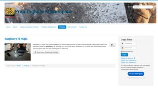 
                            5. Raspberry Pi Night - Framingham Makerspace