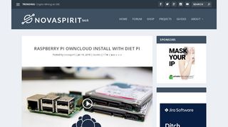 
                            12. Raspberry Pi OwnCloud Install with Diet Pi - Novaspirit