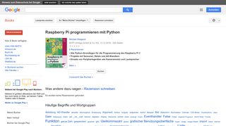 
                            5. Raspberry Pi programmieren mit Python
