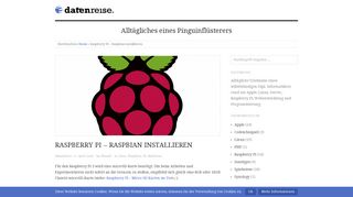 
                            12. Raspberry Pi – Raspbian installieren › Datenreise