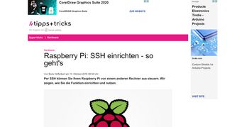 
                            10. Raspberry Pi: SSH einrichten - so geht's - Heise