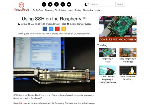 
                            6. Raspberry Pi SSH - Pi My Life Up