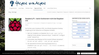 
                            4. Raspberry Pi - startx funktioniert nicht bei Raspbian Lite - hagenfragen ...