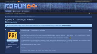 
                            10. Raspberry Pi - Tastaturlayout Problem - Sonstige Homecomputer ...