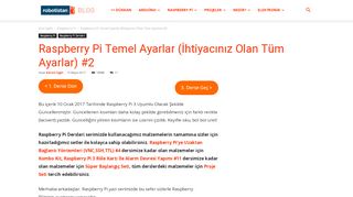 
                            13. Raspberry Pi Temel Ayarlar (İhtiyacınız Olan Tüm Ayarlar) #2 ...