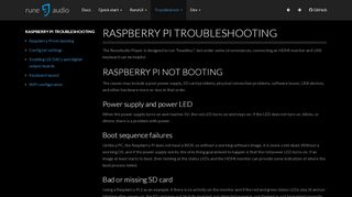 
                            11. Raspberry Pi troubleshooting - RuneAudio