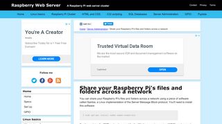 
                            5. Raspberry Pi web server - Share your Raspberry Pi's files and folders ...