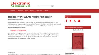 
                            7. Raspberry Pi: WLAN-Adapter einrichten - Elektronik-Kompendium