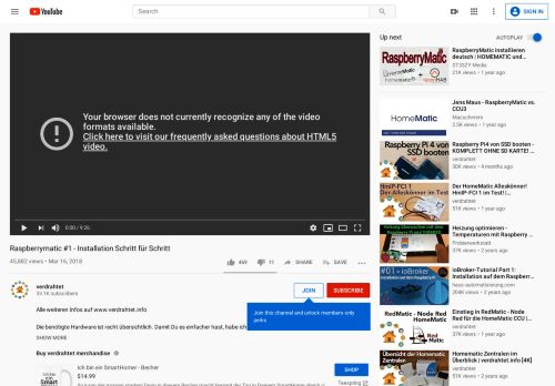 
                            4. Raspberrymatic #1 - Installation Schritt für Schritt - YouTube