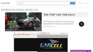 
                            8. RASTREADOR CARCELL MODELO CR - PDF - DocPlayer.com.br