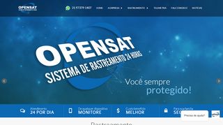 
                            7. Rastreamento veicular 24h por dia | OPENSAT