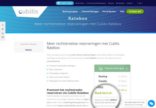 
                            5. Ratebox :: Cubilis Hotel Software