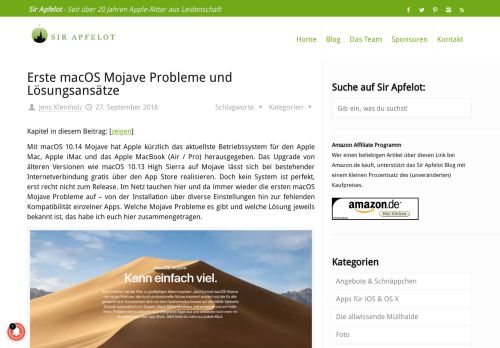 
                            11. Ratgeber: macOS Mojave Probleme und Lösungsansätze » Sir Apfelot