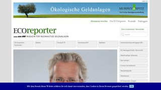 
                            7. Ratingagentur oekom research fusioniert - Ecoreporter