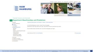 
                            9. Raumbelegung: Department Maschinenbau und Produktion: HAW ...