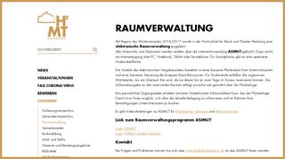 
                            1. Raumverwaltung: HfMT Hamburg