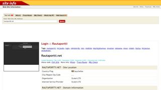 
                            8. Rautaportti.net: Login :: Rautaportti - CQ Counter