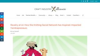 
                            10. Ravelry at 10: How the Knitting Social Network has Inspired, Impacted ...