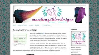 
                            5. Ravelry-Registrierung und Login - Maschenzähler Designs