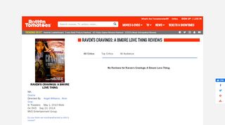 
                            12. Raven's Cravings: A Bmore Love Thing - Movie Reviews - Rotten ...