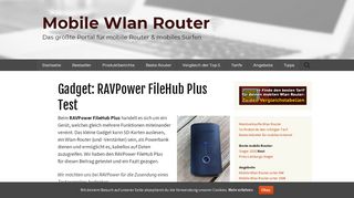
                            3. RAVPower FileHub Plus Test 2019 - mobilewlanrouter.net