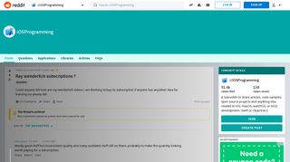 
                            6. Ray wenderlich subscriptions ? : iOSProgramming - Reddit