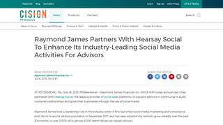 
                            13. Raymond James Partners With Hearsay Social To Enhance Its ...