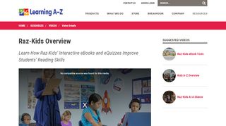 
                            5. Raz-Kids Overview Video - Learning A-Z