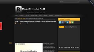 
                            13. Razattitude 3.0: How to bypass HandyCafe Client on Internet Cafes