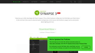 
                            3. Razer Synapse 3 - Cloud-Based Hardware Configuration Tool | Razer ...