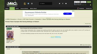 
                            10. Razer Synapse Not Saving Settings on Restart - MMO-Champion