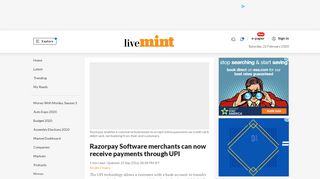 
                            13. Razorpay Software merchants can now receive payments through UPI