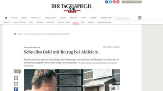 
                            3. Razzia bei Easy Abi: Schnelles Geld mit Betrug bei Abifeiern - Schule ...