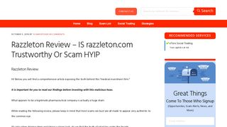 Razzleton Review - IS razzleton.com Trustworthy Or Scam ...