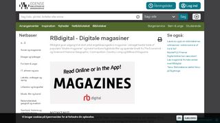 
                            10. RB Digital - Digitale magasiner | Odense Bibliotekerne