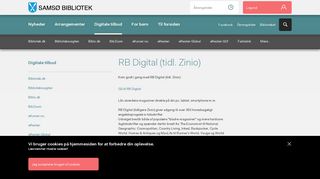 
                            10. RB Digital (tidl. Zinio) | Samsø Bibliotek