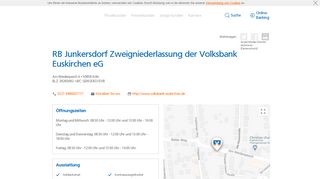 
                            3. RB Junkersdorf Zweigniederlassung der Volksbank Euskirchen eG ...