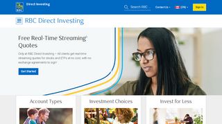 
                            13. RBC Direct Investing: Online Investing and Trading