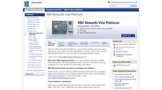 
                            7. RBC Rewards Visa Platinum - RBC Royal Bank