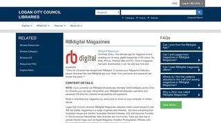 
                            11. RBdigital Magazines - Logan City Council Libraries